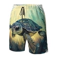 thumbnail image 5 of Naloa Watercolor Turtle3 Men's Beach Shorts, Surfing shorts, Swim trunks, Quick Dry Swim Trunks for Surfing Beach Fun - Medium, 5 of 9