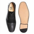 thumbnail image 6 of LIBERTYZENO Mens Genuine Leather Male Oxford Style Lace Up Dress Shoes, Black, 6 of 6