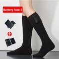 thumbnail image 1 of Calcetines térmicos para esquí, medias calentadas, recargables, elásticas, cómodas, para deportes al aire libre, Invierno, 1 of 4