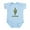 Sky Blue, variant on CafePress - Vintage Arizona Infant Bodysuit - Baby Light Bodysuit, Size Newborn - 24 Months