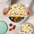 thumbnail image 4 of Now Designs Fruit Salad Save It Reusable Cotton Bowl Covers 7.5 and 9.25 inch, Set of 2, 4 of 4