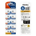 thumbnail image 2 of PKCELL LR41 Batteries 100pcs 1.5V AG3 392 384 192 Button Coin Cell Alkaline battery for Watch, 2 of 2