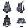 thumbnail image 4 of FORMRS Mini Backpack Purse for Women Quilted Travel Daypack Casual Shoulder Bag, Cube Stripes, 4 of 7