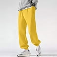thumbnail image 2 of Men Sweatpants Joggers for Men Men's Casual Pants Elastic Joggers Comfortable Pants Soft Warm Winter Trousers Relaxed Fit Outdoor Sports Sweatpants, 2 of 4