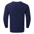 thumbnail image 5 of Vedolay Winter Sweaters for Men Long Sleeve Crewneck Cute Print Knitted Pullover Sweaters Dark Blue,2XL, 5 of 5