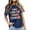 Navy, variant on Essentials Womens Tees Tops Basic Shirts School Season Teacher's Day Versatile Letter Printed Gift Clothes