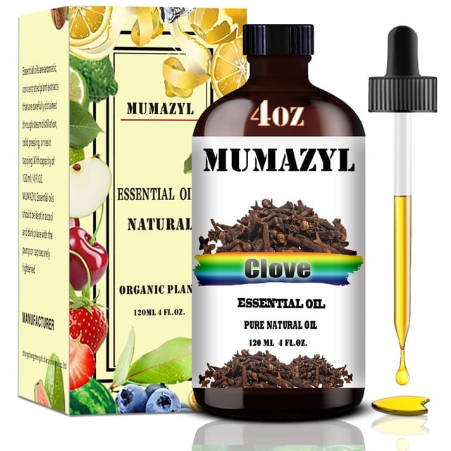 Aceite esencial MUMAZYL Clavo 120 ml (4 fl oz) para difusor