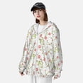 thumbnail image 3 of Vsdgher Roses Imprimé Fleurs Sweat à Capuche Adulte pour Hommes Femmes, Manches Longues Protection Solaire Chemises de Pêche pour Course Natation-3TG, 3 of 7