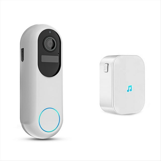 Timbre Inalámbrico Inteligente con Cámara y Video 1080P, Timbre con Timbre, Conversación Bidireccional, Visión , Color .