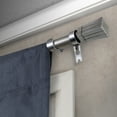 thumbnail image 2 of 5/8" Dia Adjustable 48"-84" single curtain rod with Fannie Finials - Satin Nickel,(5711-485), 2 of 3