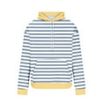 thumbnail image 3 of YLSDY Men's Casual Hoodies Oversized Striped Long Sleeve Comfy Basic Pullover Sweatshirts Loose Sweatshirt Fall Outfits Light Blue M, 3 of 4
