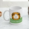 thumbnail image 4 of CafePress - Guinea Pigs Make The World A Little Nicer Mug - 11 oz Ceramic Mug - Novelty Coffee Tea Cup, 4 of 6
