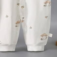 thumbnail image 4 of CAUYDY 3 6 9 12 18 24 Months Baby Girl Going Home Outfit Newborn Clothes Preemie Long Sleeved Sleepers Infant Girls Pajamas Fall Winter Romper Sizes 6-12 Months,Orange, 4 of 5