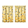 thumbnail image 2 of Feledorashia Kitchen Curtains, Window Curtains, 2D Printed Short Panels Washable Decorative Kitchen Window Treatments, Polyester Fabric, Light Filtering, Durable and Easy Care, 2 of 7