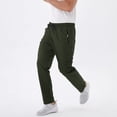 thumbnail image 3 of Pantalones deportivos de senderismo Rapoo 05 para hombre, color verde, talla M, 3 of 6
