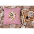 thumbnail image 4 of Carolines Treasures CK4235PW1414 Golden Retriever Pink Flowers Fabric Decorative Pillow  14Hx14W multicolor, 4 of 4