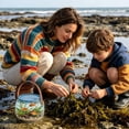 thumbnail image 5 of Catch and Release Beach Aquarium, Portable PET Fish Tank with 360° View, for Small Fish & Crabs, Outdoor Kids Exploration, 5 of 6