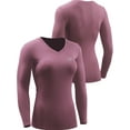 NELEUS Womens Compression Shirts Long Sleeve Workout Yoga T Shirt V