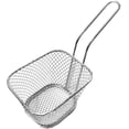 thumbnail image 3 of Panier de Frites Carrées Individuelles en Acier Inoxydable, Assiettes de Frites pour Frites, Crevettes, Rondelles d'Oignon, 3 of 6