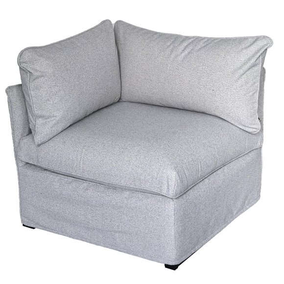 Patioflare Flexiform Modular Set Outdoor Corner Chair, Grey