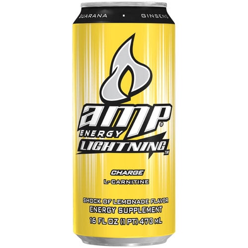 AMP Energy Lightning Energy Drink, 16 Fl. Oz.
