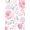 Pink, Pattern 1, variant on ODIKA 2'x3' Pink Blossom Delight, Vibrant Tulip Garden Washable Accent Rug Elegant Floral Arrangement with Lush Botanicals for Bedroom, Nursery, RV, Pet Friendly, Bedside Mat