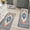 Rust, variant on Boho Kitchen Rugs Sets of 3 Farmhouse Kitchen Runner Rugs and Mats Non Skid Washable Kitchen Mats for Floor Kitchen Floor Mat Laundry Room Area Rug Runner Carpet