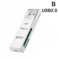 thumbnail image 1 of USB 3.0 Card Reader - Dual Slot SD/TF - High Speed Transfer - Compatible with Windows, Mac, Linux, 1 of 1