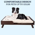 thumbnail image 5 of PETMAKER Elevated Dog Bed - 36” x 29.5” Indoor Dog Bed with Soft Cushion, 5 of 11