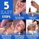 thumbnail image 5 of Set de ventosas faciales Vinban con succión al vacío de silicona, 4 unidades, 5 of 5