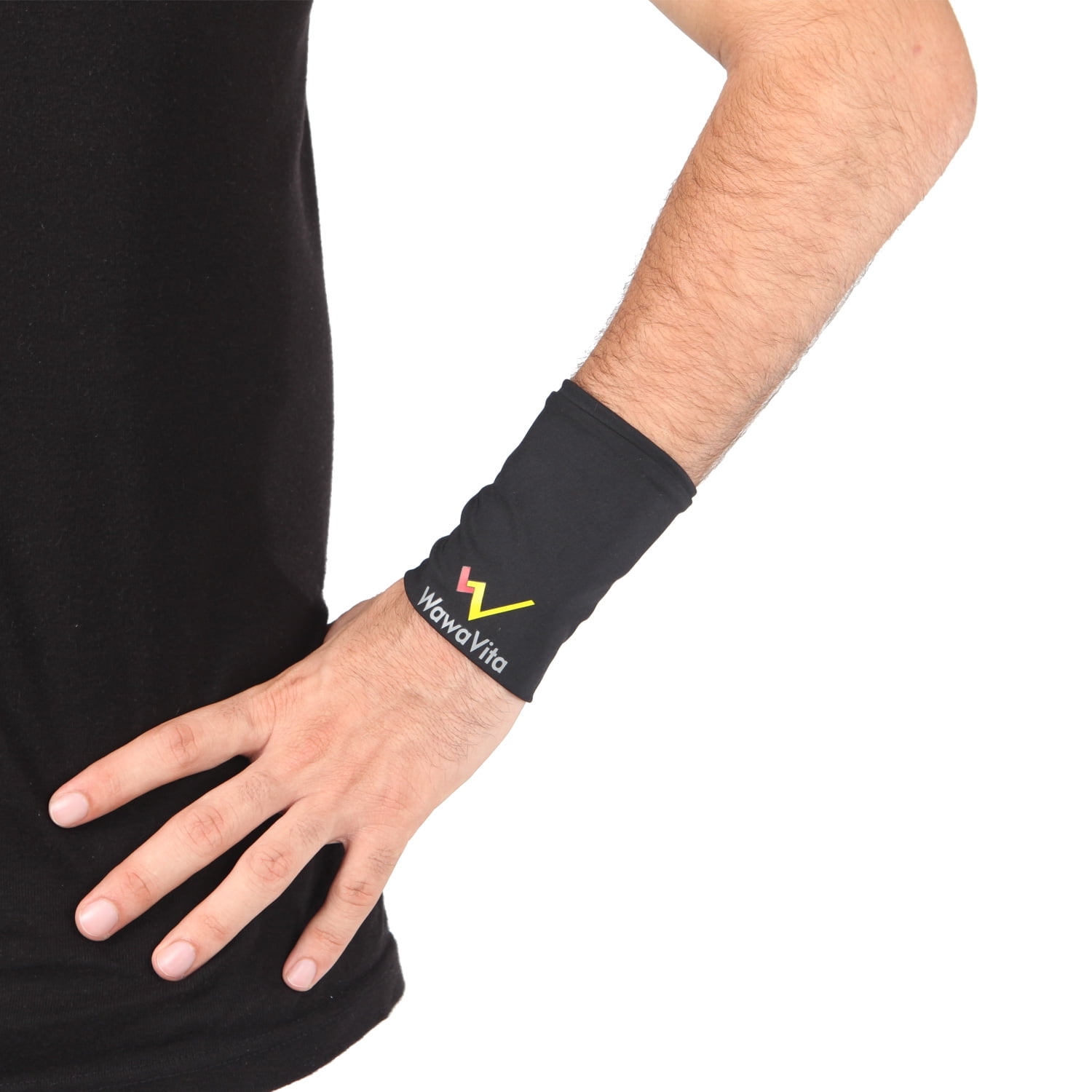 WawaVita Copper Wrist Sleeve Relieve Joint Pain Support the Wrists, Size L