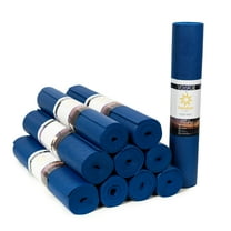 Sunshine Yoga Voyage Bulk Yoga Mats, 10-Pack – 72" x 24", 5mm Thick, Non-Slip, Durable & Anti-Tear – Studio & Gym Exercise Mats, Dark Blue