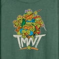 thumbnail image 3 of Teenage Mutant Ninja Turtles - Rebel Road Group - Women's Lightweight French Terry Long Sleeve Shirt, 3 of 5