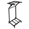 thumbnail image 7 of Dj Mixer Stand, 16U DJ Mixer Stand Adjustable Rack Mount Rolling Stage Cart Studio Music Show, Rack Mount DJ Mixer Stand Studio Equipment Adjustable Stage Cart w/Wheel Music Party, 7 of 7