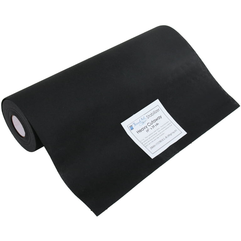 Popular backing for machine embroidery Madeira Super Strong Black stabilizer