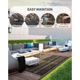 thumbnail image 4 of Outdoor Rug x ft Outdoor Carpet Fashion Camping RugsModern Reversible Mat for Camping Plastic Straw Rugs for Patio RV Camper Balcony Backyard Picnic Deck Rug, 4 of 5