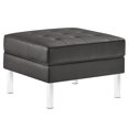thumbnail image 6 of Loft Armchair and Ottoman Set in Silver Gray, 6 of 9
