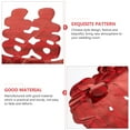 thumbnail image 3 of CIMAXIC 100 Pcs Autocollants Décoratifs Rouges Double Bonheur en Plastique, 11.81"X10.24 Pouces(LxW), 3 of 4