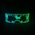 thumbnail image 2 of Gafas LED con tecnología Cyberpunk Gypsophila, festival de música eléctrica, barra de destellos, fiesta de baile KTV, 2 of 6