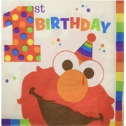 Sesame Street"Elmo Turns One" Luncheon Napkins, Birthday