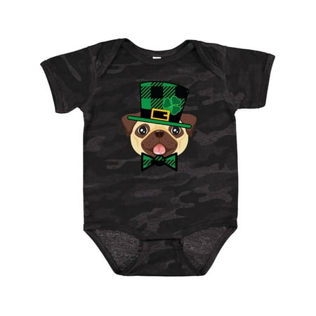 

Inktastic St Patricks Outfit Pug Dog Gift Baby Boy or Baby Girl Bodysuit