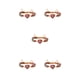 thumbnail image 3 of Pulseras Trenzadas Minnieouse de Cuentas de Piedra Duraderas Charm Personalizado Rojo, 3 of 6