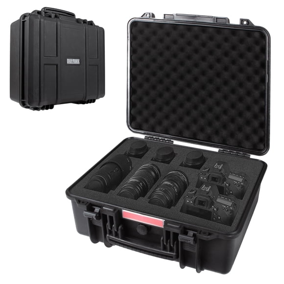 Durabox All Weather Hard Case 19 x 17 x 8” - TSA Approved Hard Shell Travel Case with Customizable Foam for Cameras, Lenses, Laptops, Electroni