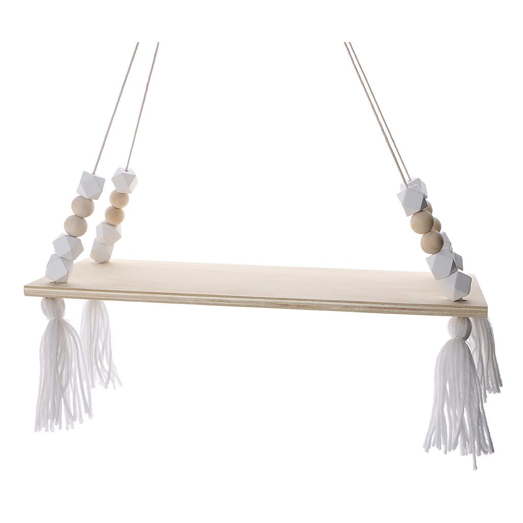 Corner Shelf kids children room Decor Wooden White