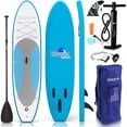 thumbnail image 1 of Serene Life SereneLife Premium Inflatable Stand Up Paddle Board with SUP Accessories & Carrying Storage Bag, 1 of 5