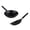 Black/14" - Flat Bottom/1 Count, variant on Restaurantware Carbon Steel Wok 10 Pack of 11.6 Inch Heavy-Duty Uniform Heat Distribution Pan Induction Compatible Flat Bottom Wok Welded Handle Black For Gas Stovetops And Grills