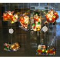 thumbnail image 4 of Abbracc Xmas Santa LED Light Christmas Window Decoration Silhouette Decor Walking, 4 of 9