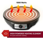 Elite Gourmet ECP-126 Crepe Maker and Griddle