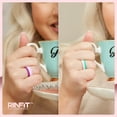 thumbnail image 2 of Silicone Rings by Rinfit - Safe & Durable Wedding Bands For Women - Stackable Infinity Rubber Rings, 2 of 4