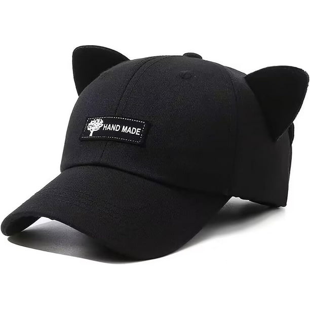 Baseball hat with cat ears outlet